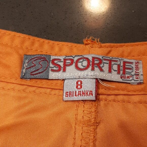 Sportie Orange Skorts - Picture 2 of 9